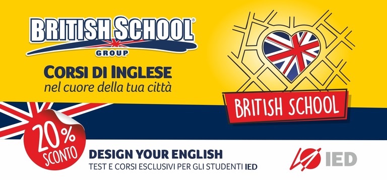 Corsi di Inglese e Test di livello scontati al 20% per studenti IED