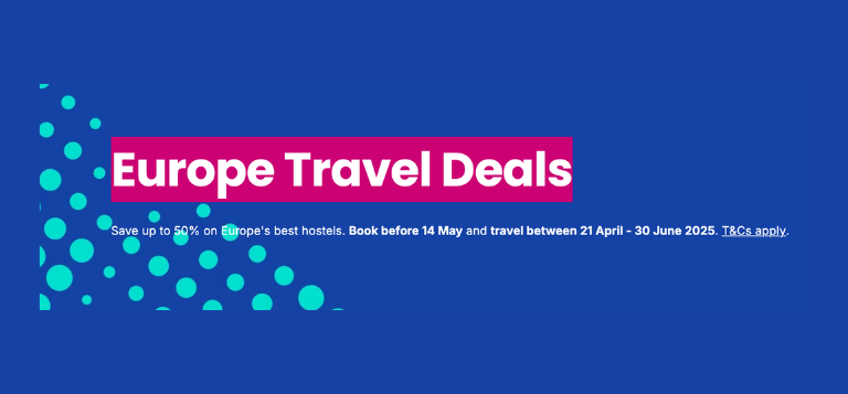 Scopri l’Europa con Hostelworld!