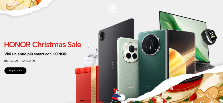 Honor Natale sconto studenti