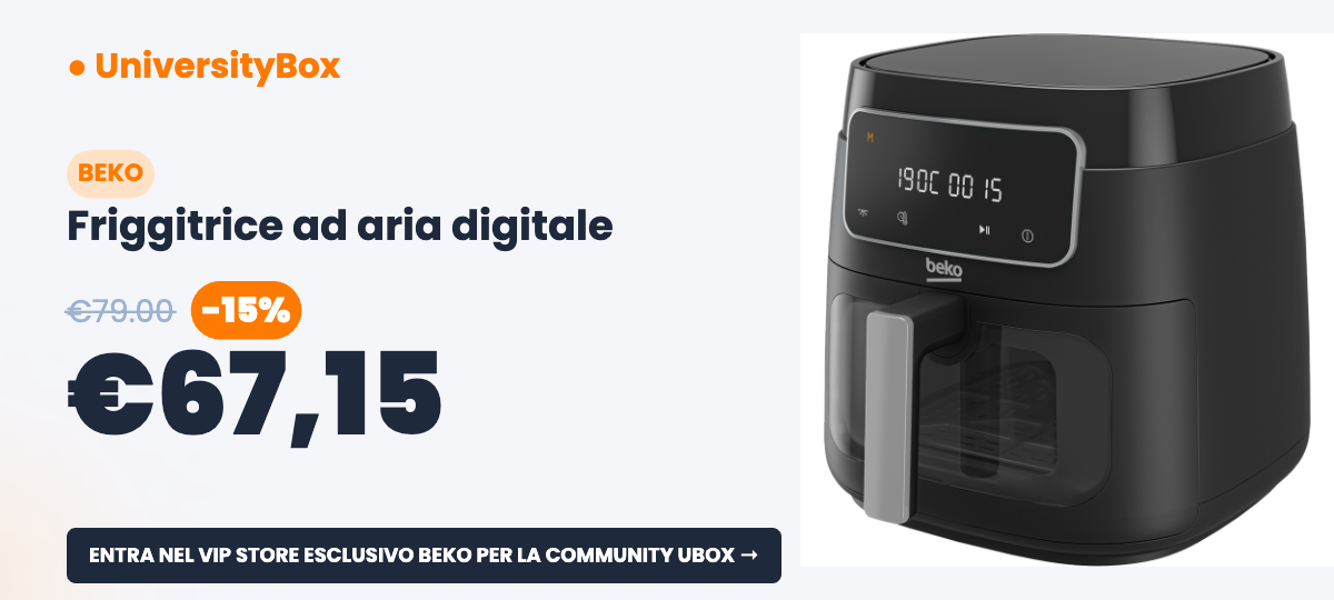 Sconto BEKO: -15% sulla Friggitrice ad aria digitale