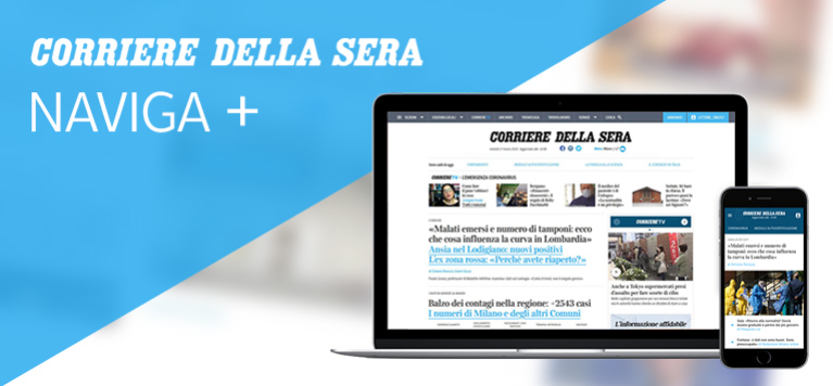 60% di sconto studenti sull'abbonamento Corriere della Sera!