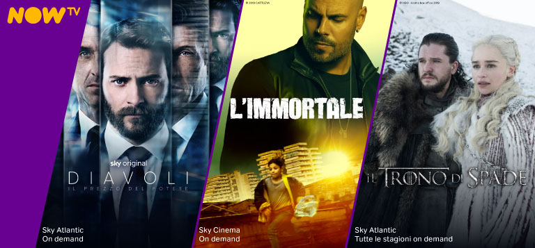 30 giorni di prova gratuita su NOW TV