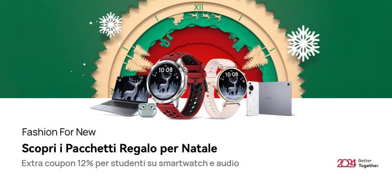 Huawei: Smartwatch & Audio fino al -50% sconto studenti +12% extra