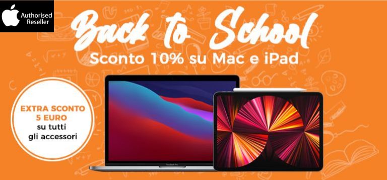 10% di sconto su Mac e iPad per il Back to School nei negozi Juice