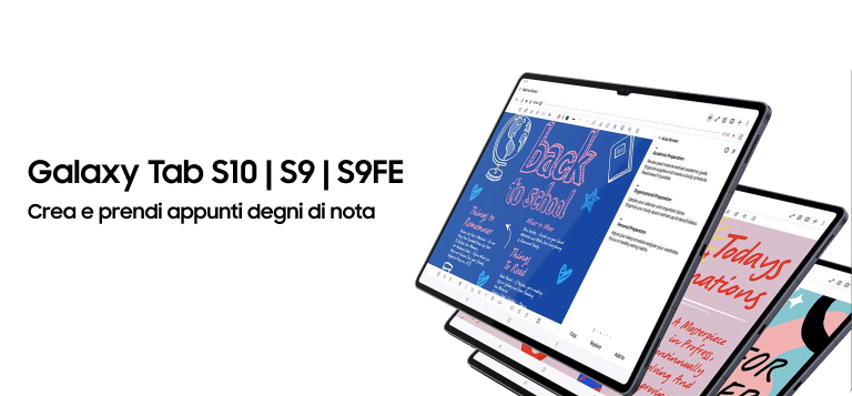 Samsung Galaxy Tab S10 | S9 | Tab S9 FE : sconto esclusivo studenti