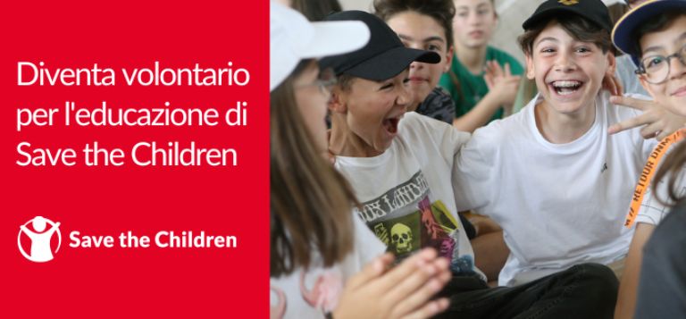 Sei studente? Diventa Volontario per l'Educazione di Save the Children!