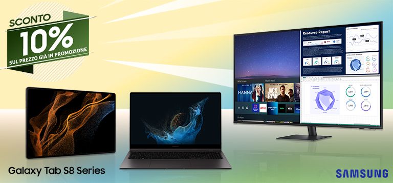 Samsung: 10% extra sconto sul prezzo già in promozione!!