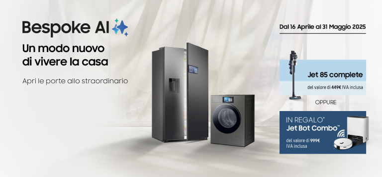 Samsung: Nuovi Elettrodomestici Bespoke AI