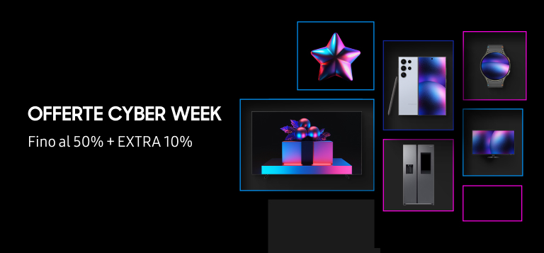 Samsung: OFFERTE CYBER WEEK