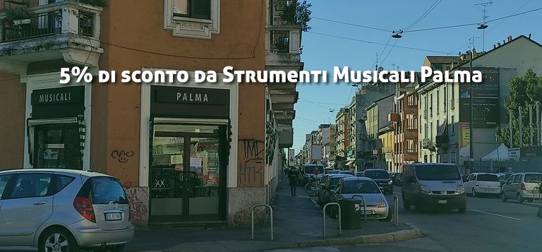 5% di sconto da Strumenti Musicali Palma