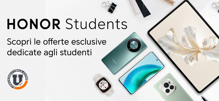 Honor: fino al -40% + 10% EXTRA sconto studenti!!