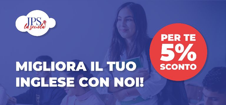 5% di sconto su tutti i corsi, online o in presenza!