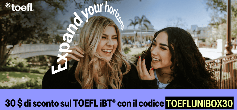 Certificazione di inglese! 30$ sconto studenti