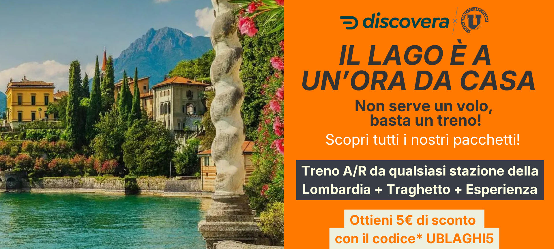 5€ DI SCONTO ESCLUSIVO