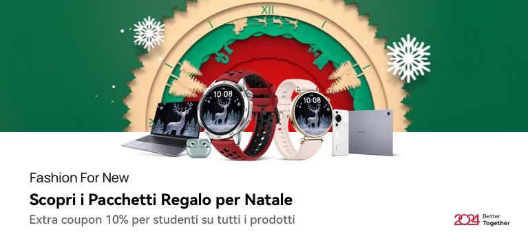 Huawei: fino al 50% di sconti + extra 10% di sconto studenti esclusivo su tutto!