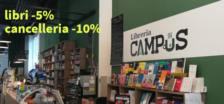 Fino al 10% di sconto alla Libreria Campus