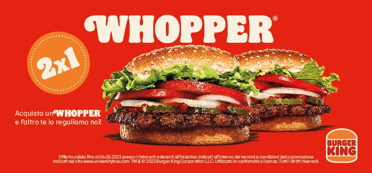 Burger King promo per studenti!